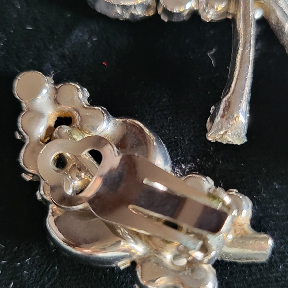 Vintage Verified DeLizza Elster Juliana Sapphire Blue Aurora Borealis & Clear - Picture 6 of 9